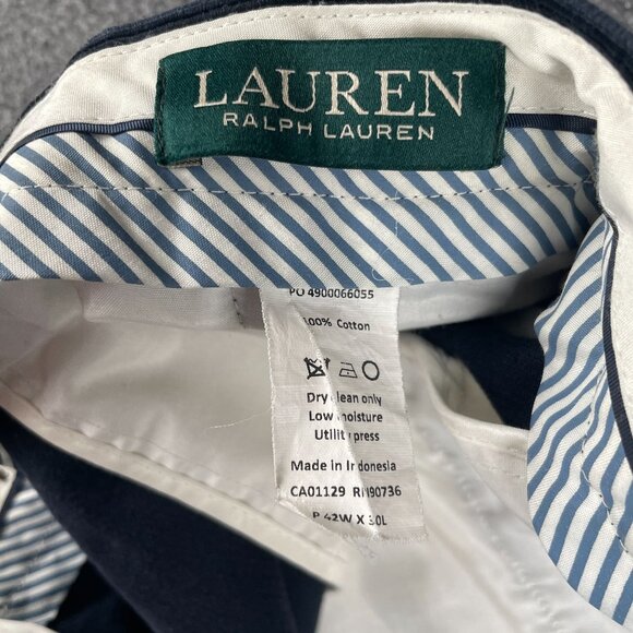 LRL Ralph Lauren Pants Mens Size 42X30 Mens Corduroy Office Capsule Minimal Corp - Picture 10 of 11